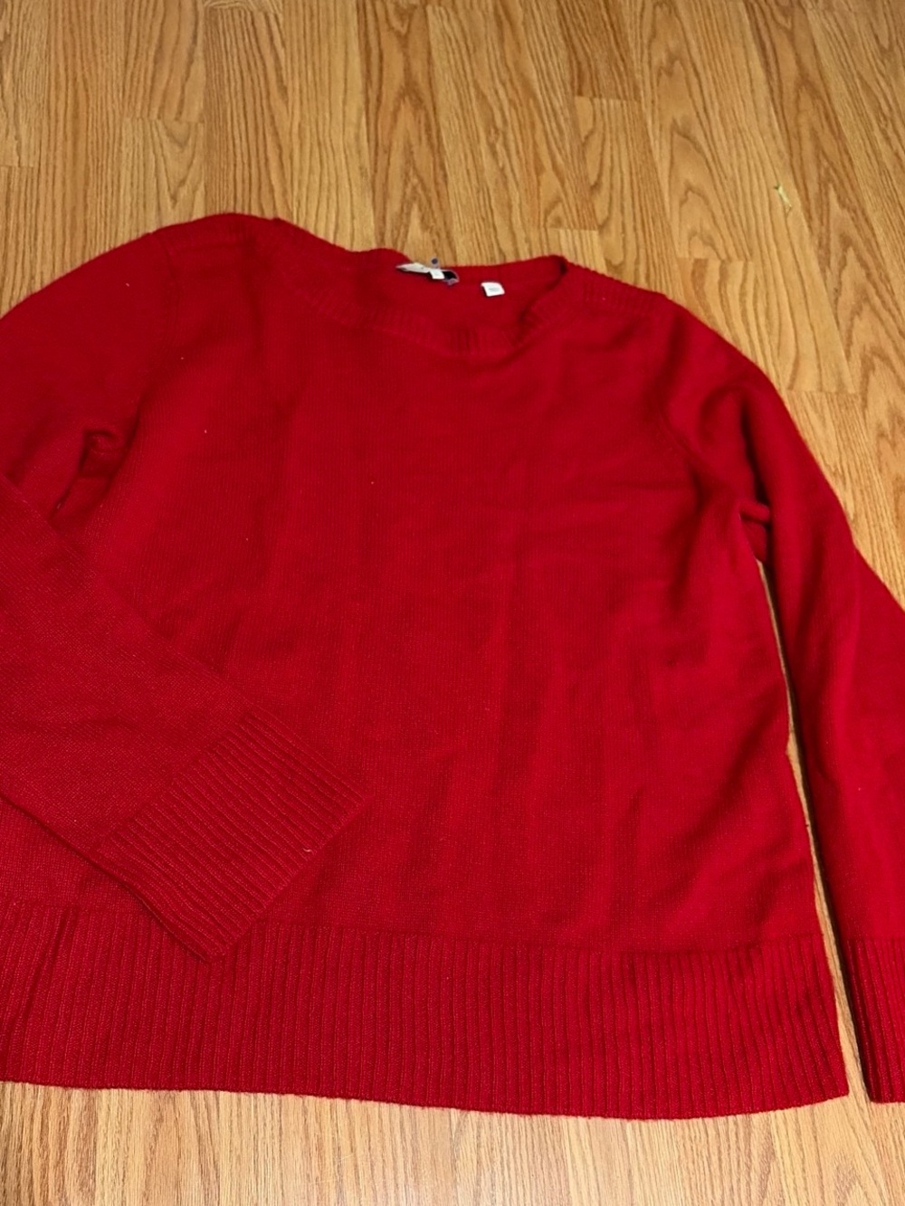 Vince Bright Red Crewneck Sweater
